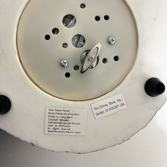 Disney Store Winnie the Pooh Musical Snow Globe Egg Hunt Easter Parade - Picture 11 of 12